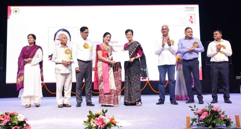 Rajya Shikshak Puraskar(State Teacher’s Award) by the Delhi Government