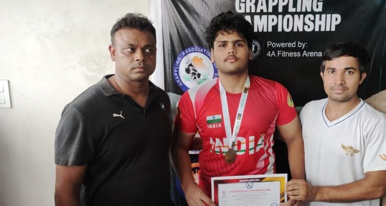 Gold Medal at the Delhi State Under-17 Grappling Championship