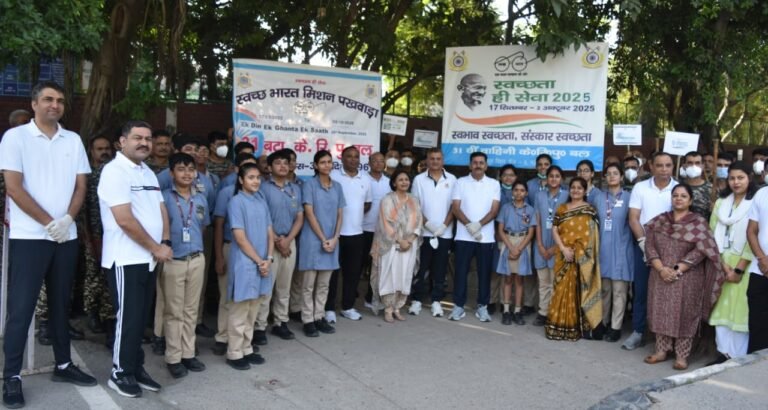 Student Leaders Join Hands with CRPF for a Cleaner Tomorrow