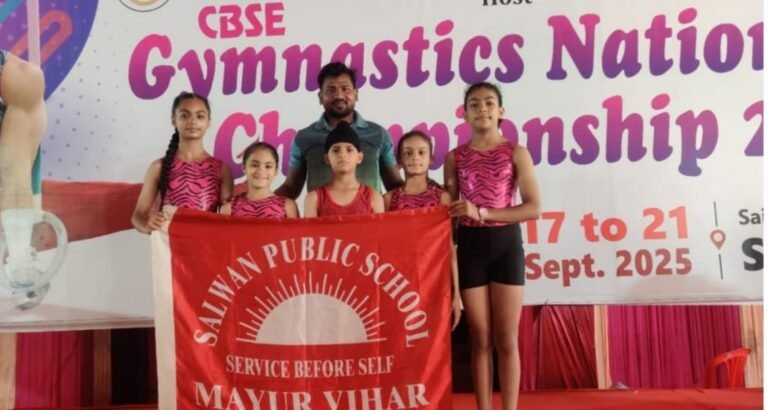 Salwanians Shine at CBSE National Gymnastics