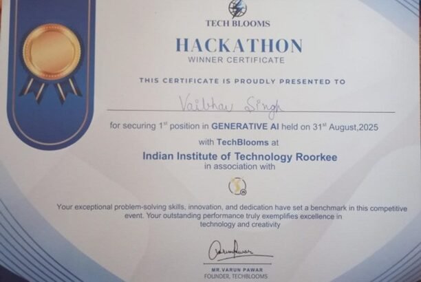 Workshops and Hackathon – IIT Roorkee