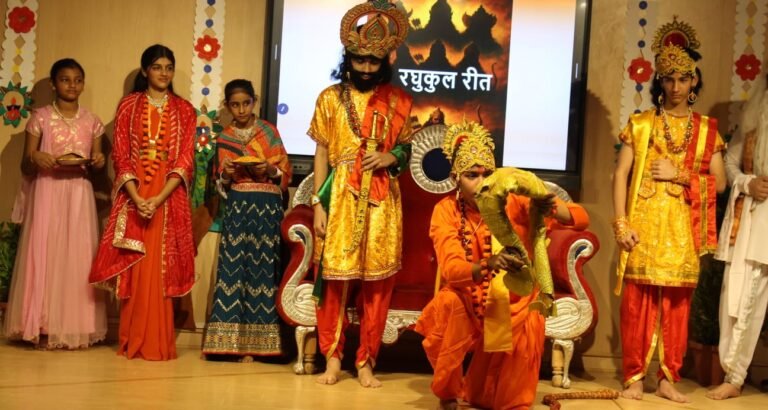 Embodying Truth and Virtue: Gandhi Jayanti and Dussehra Special Assembly