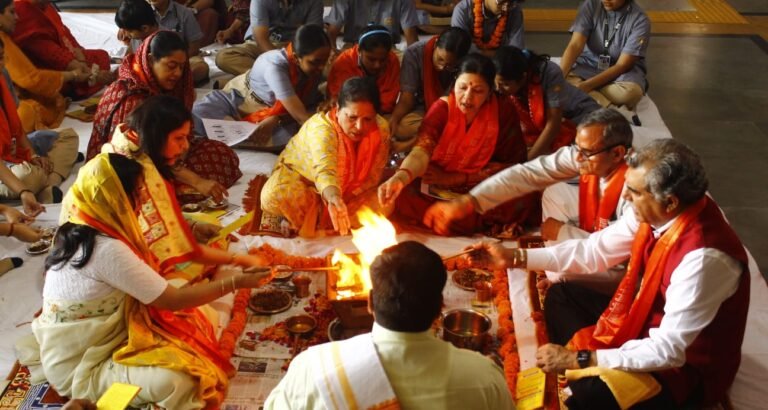 Havan Ceremony – A Sacred Beginning to a Year of Learning and Growth
